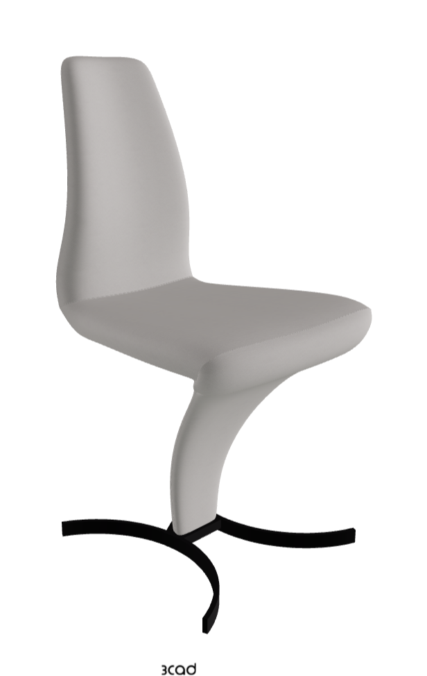 Betty Dining Chair_Matt Black_Soft Leather:_Nardo
