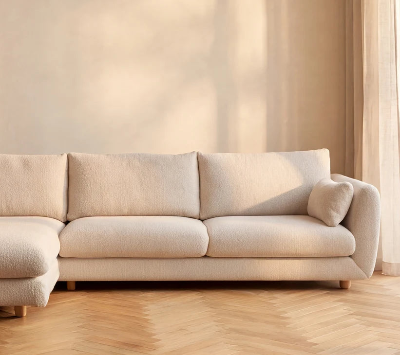 Cane-line Bloom 2-Seater Sofa Left Module with Teak Legs