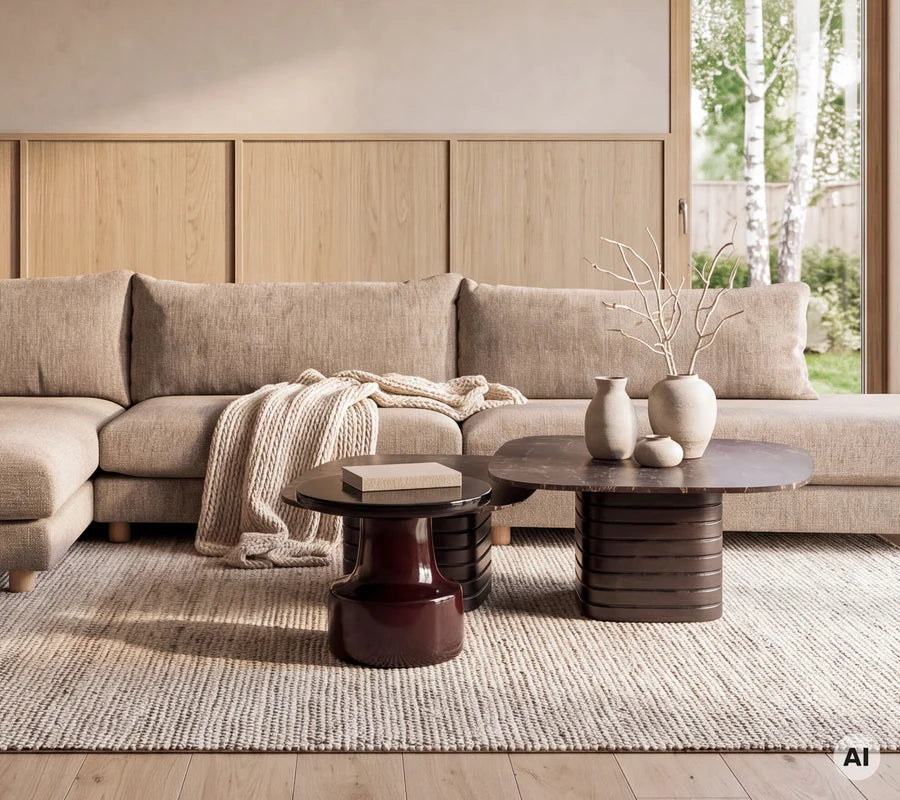 Cane-line Bloom single sofa module with teak legs