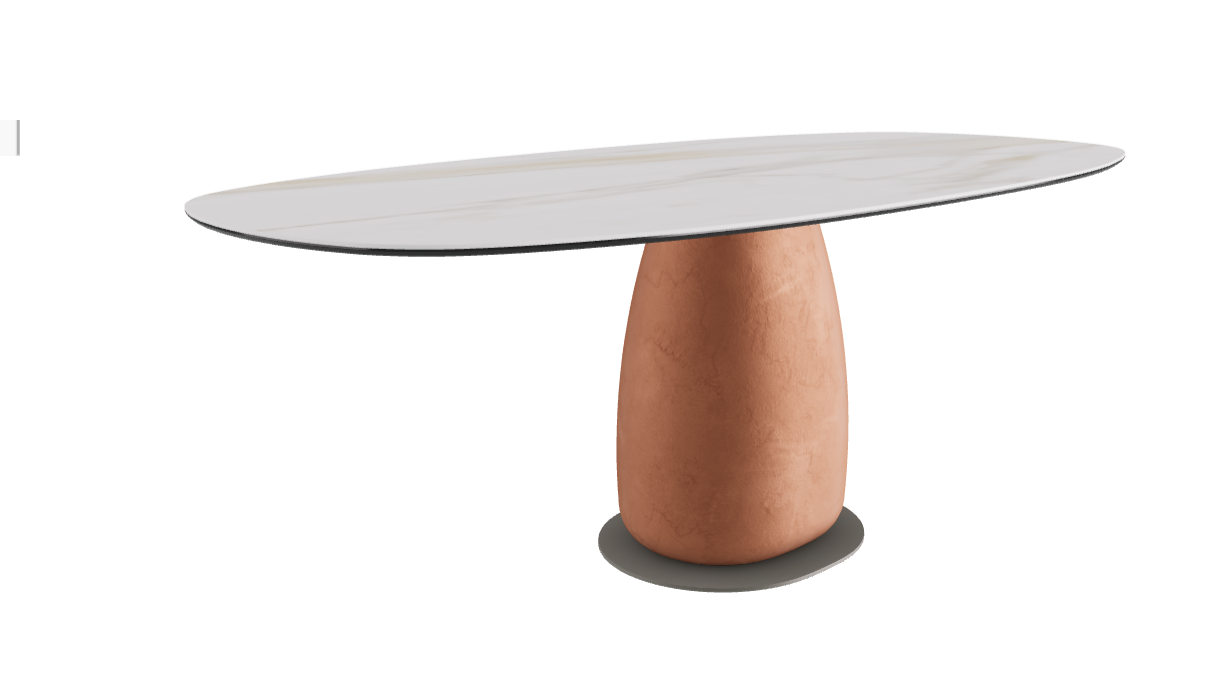 200x100x74h Biscuit Shaped_Matt Golden Calacatta_Marrakech_Titanium Embossed