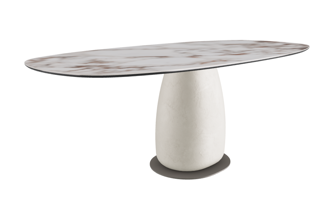 200x100x74h Biscuit Shaped_Breccia_Cairo_Titanium Embossed