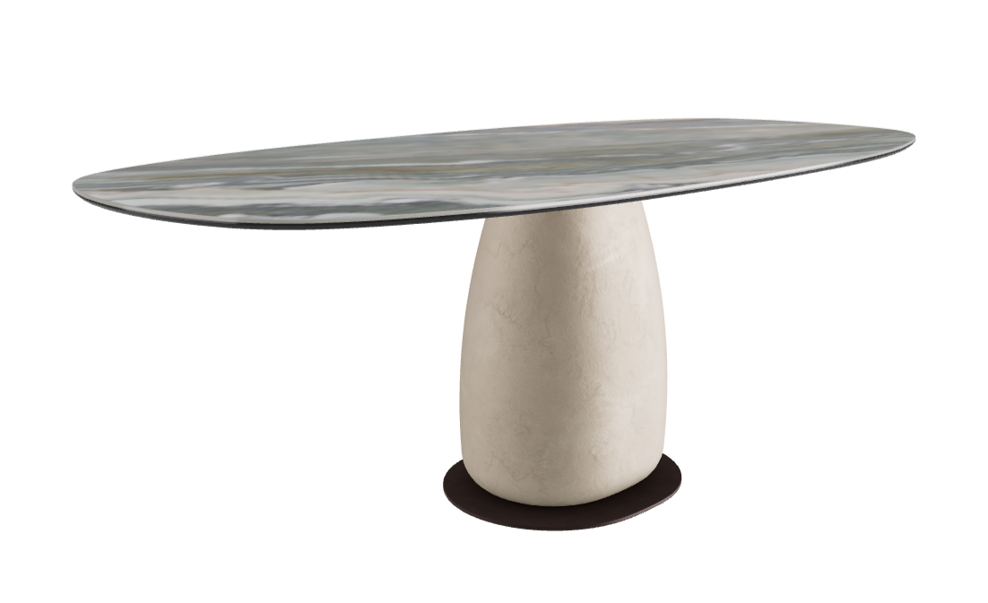 200x100x74h Biscuit Shaped_Kaindy_Oslo_Bronze Embossed