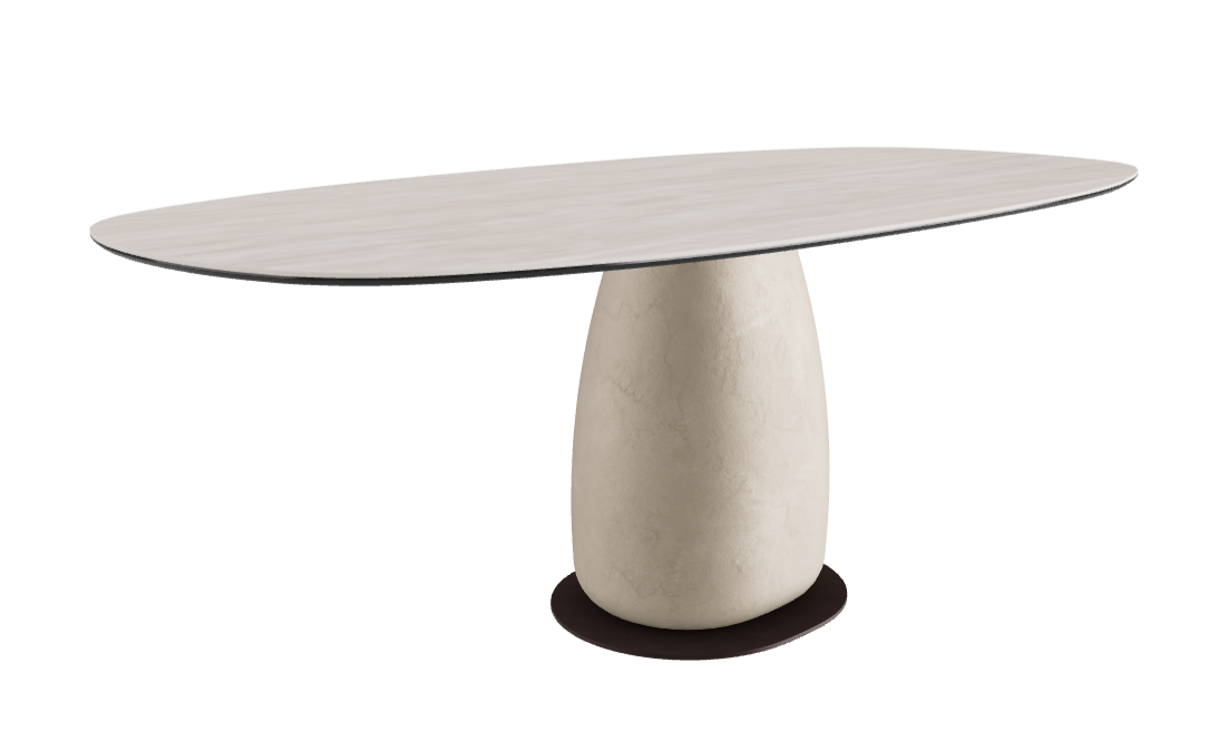200x100x74h Biscuit Shaped_Colosseo_Oslo_Bronze Embossed
