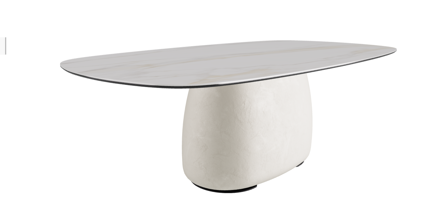 220x120x73.5h Biscuit Shaped_Glossy Golden Calacatta_Oslo_Black Embossed