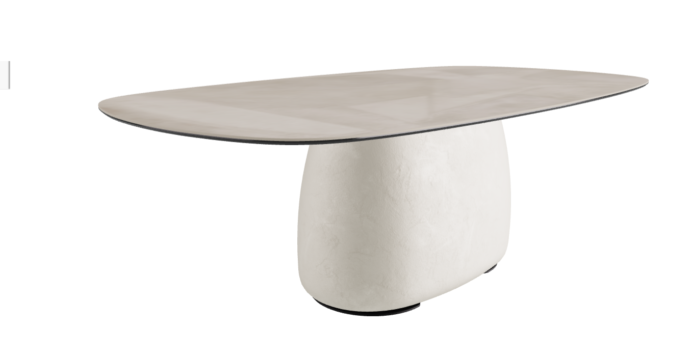 220x120x73.5h Biscuit Shaped_Luxor_Oslo_Black Embossed