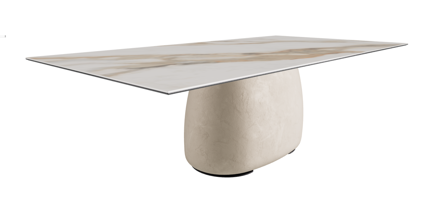 240x120x73.5h Rectangle Shaped_Glossy Borghini Calacatta_Cairo_Black Embossed
