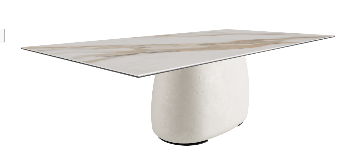 240x120x73.5h Rectangle Shaped_Glossy Borghini Calacatta_Oslo_Black Embossed