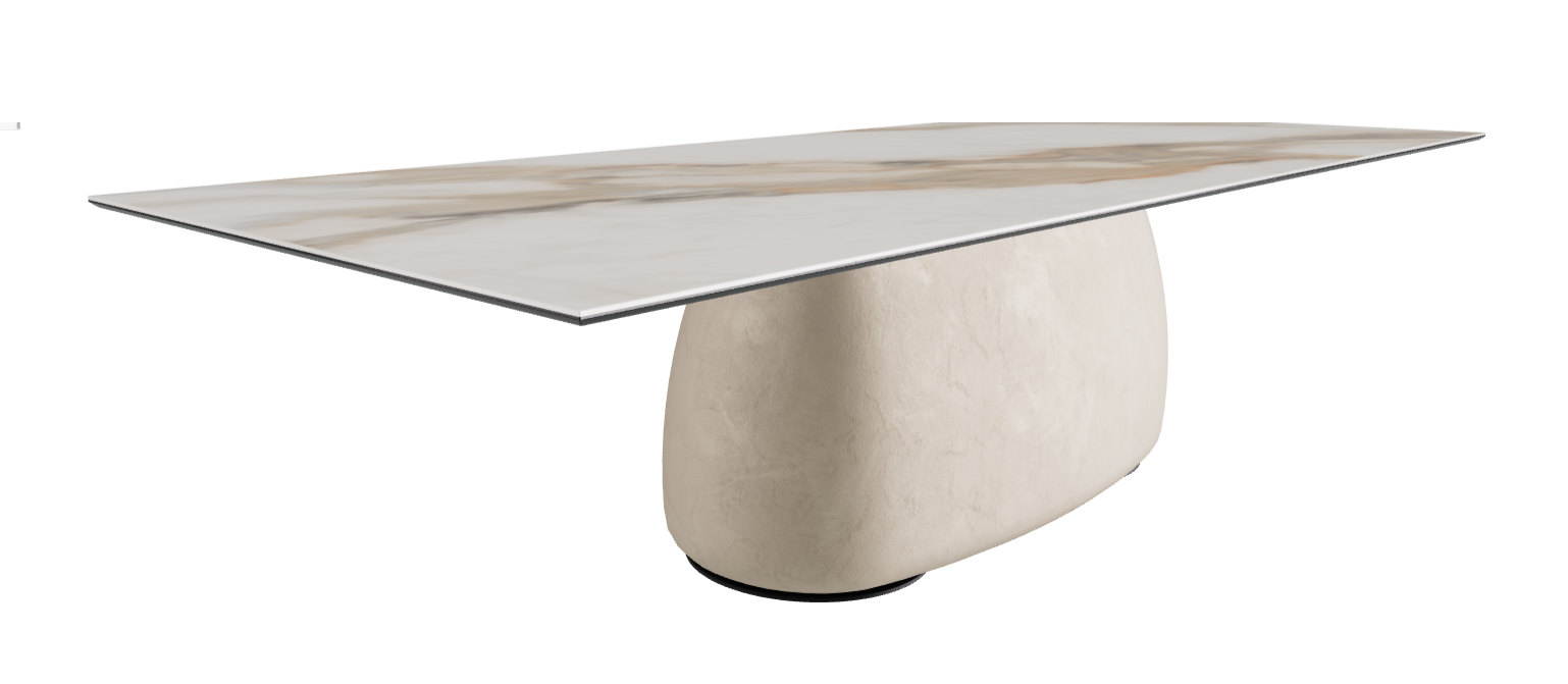300x120x74h Rectangle Shaped_Glossy Borghini Calacatta_Cairo_Black Embossed