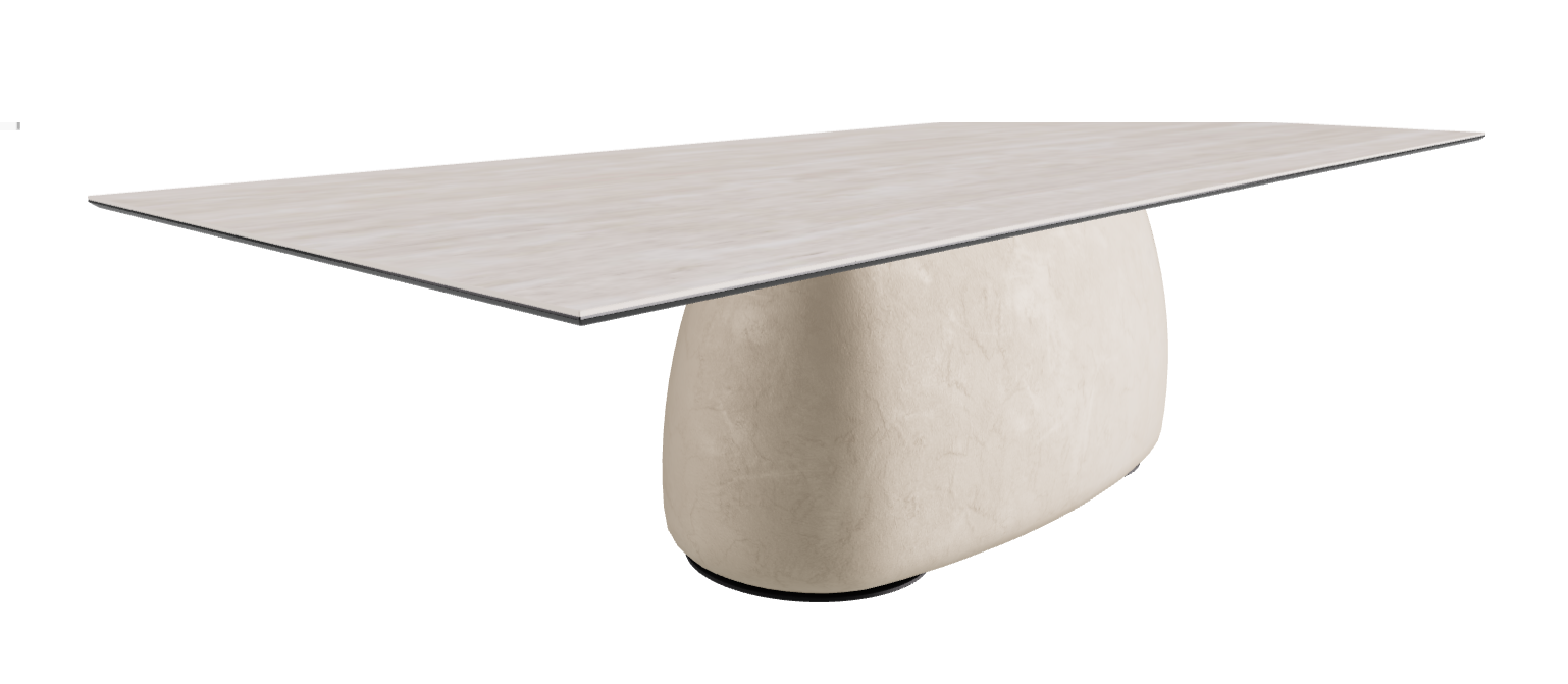 300x120x74h Rectangle Shaped_Colosseo_Cairo_Black Embossed