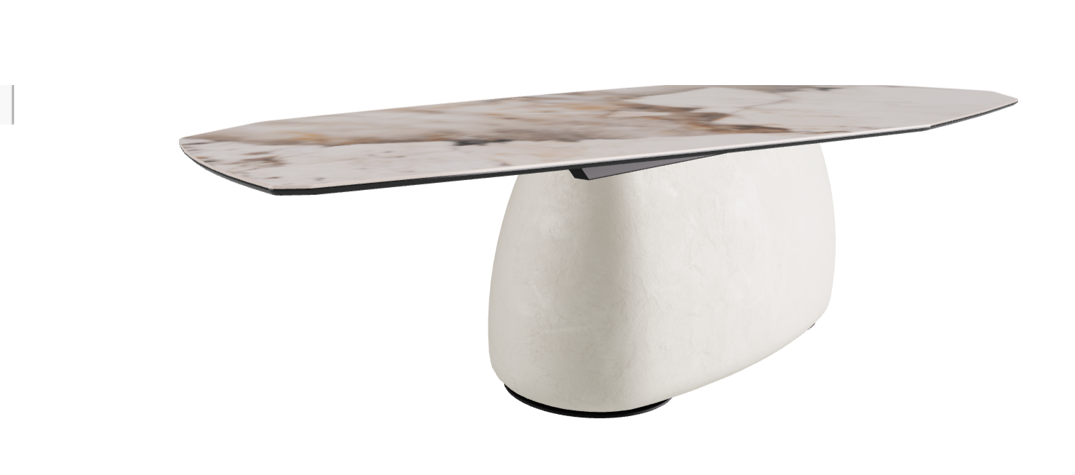 300x130x74h Polygon Shaped_Corcovado_Oslo_Black Embossed