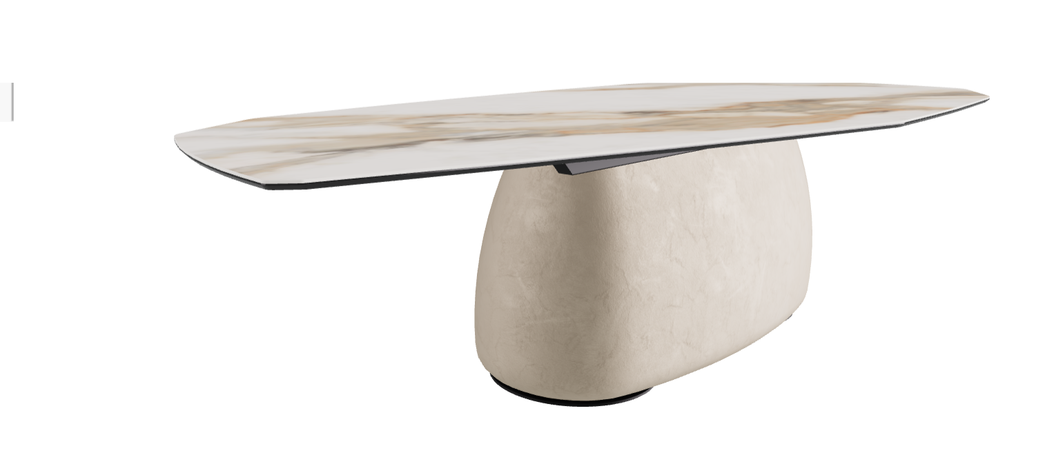 300x130x74h Polygon Shaped_Matt Borghini Calacatta_Cairo_Black Embossed