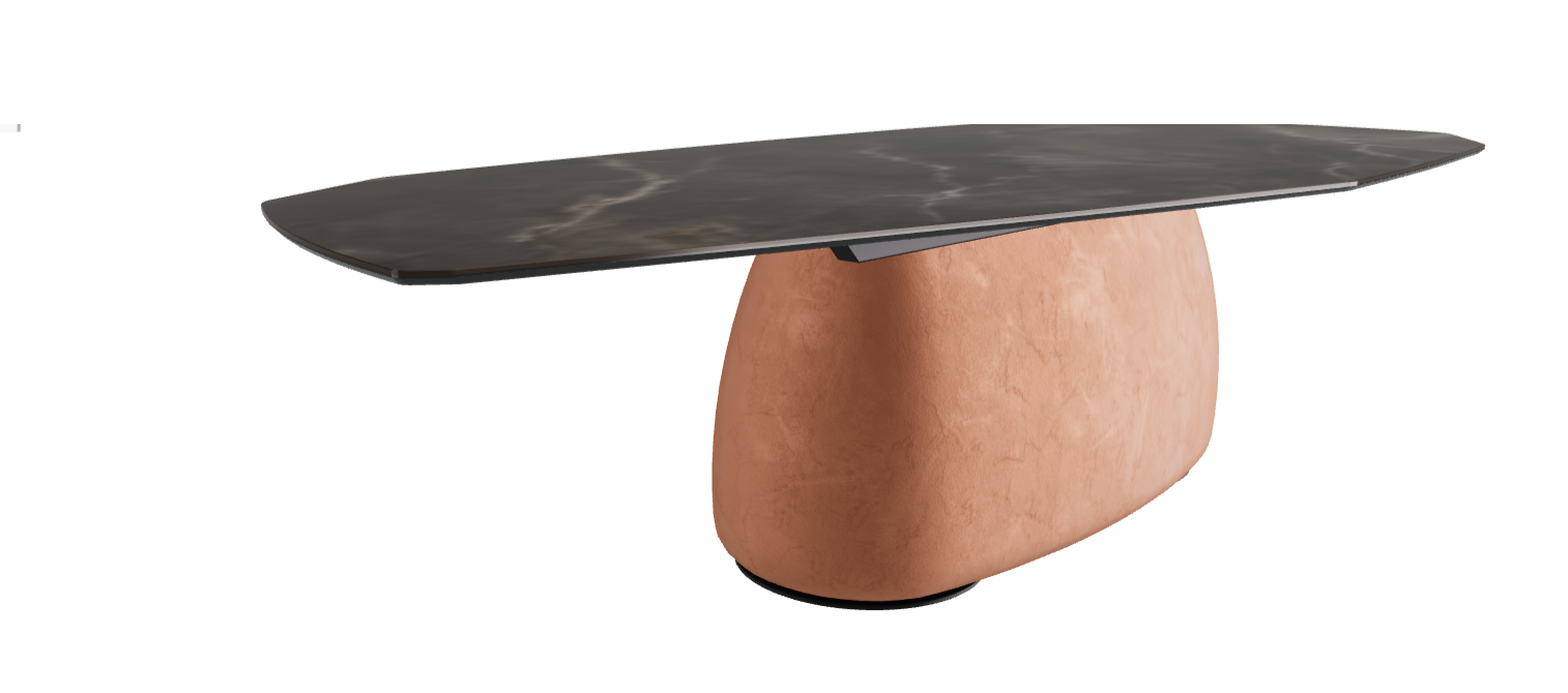 300x130x74h Polygon Shaped_Andromeda_Marrakech_Black Embossed