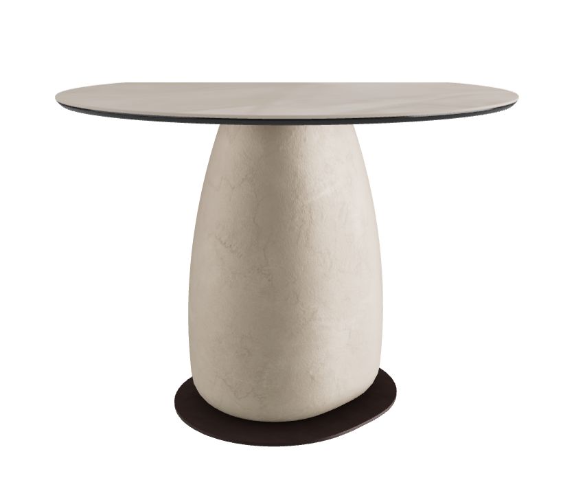 Diameter 100 x Height 73 cm Round Shaped_Luxor_Cairo_Bronze Embossed