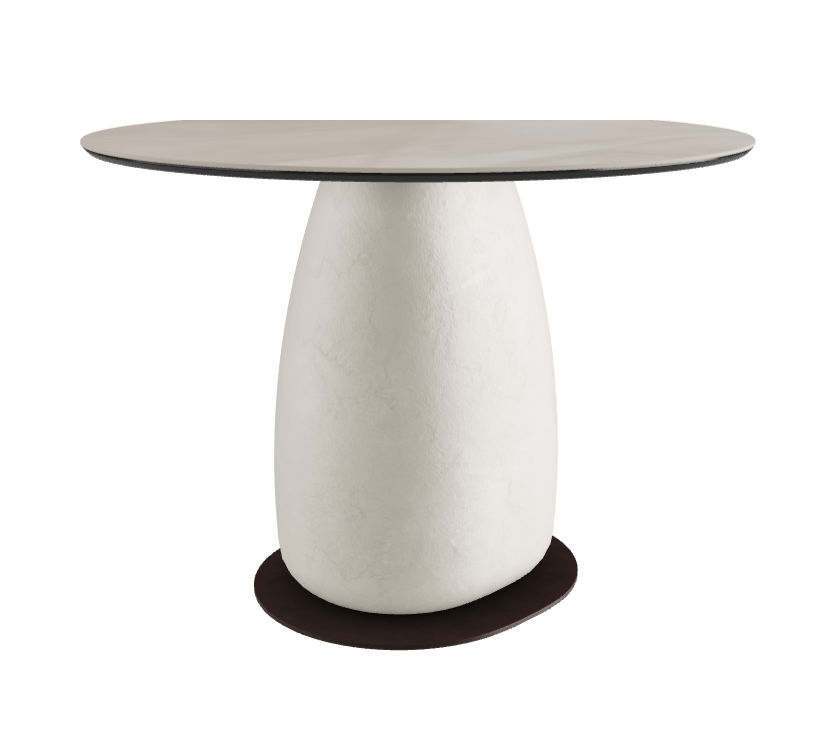 Diameter 100 x Height 73 cm Round Shaped_Luxor_Oslo_Bronze Embossed