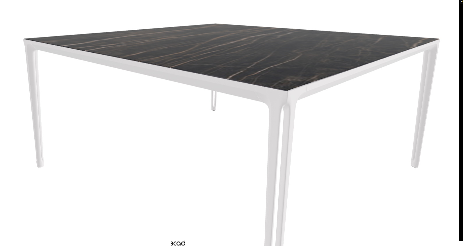 160x160x75h Square Shaped_Glossy Portoro_Pearl Embossed