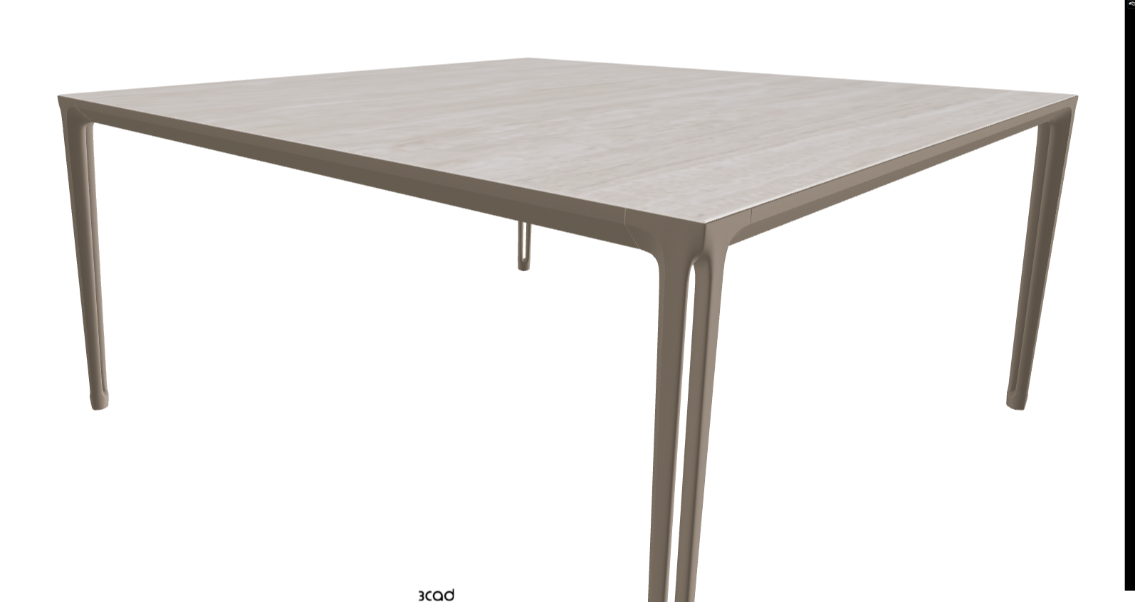 160x160x75h Square Shaped_Colosseo_Titanium Embossed