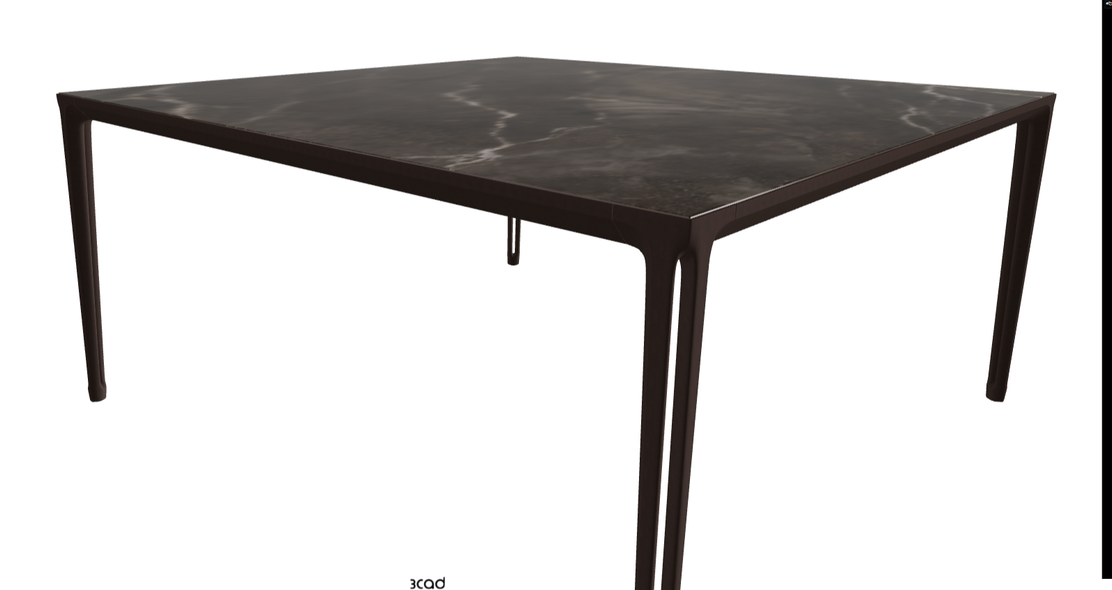 160x160x75h Square Shaped_Andromeda_Bronze Embossed