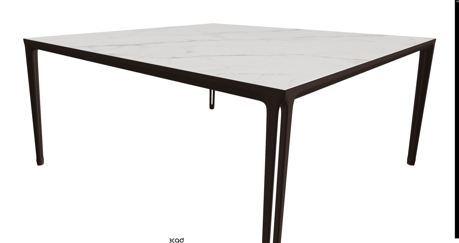 160x160x75h Square Shaped_Matt Invisible_Bronze Embossed