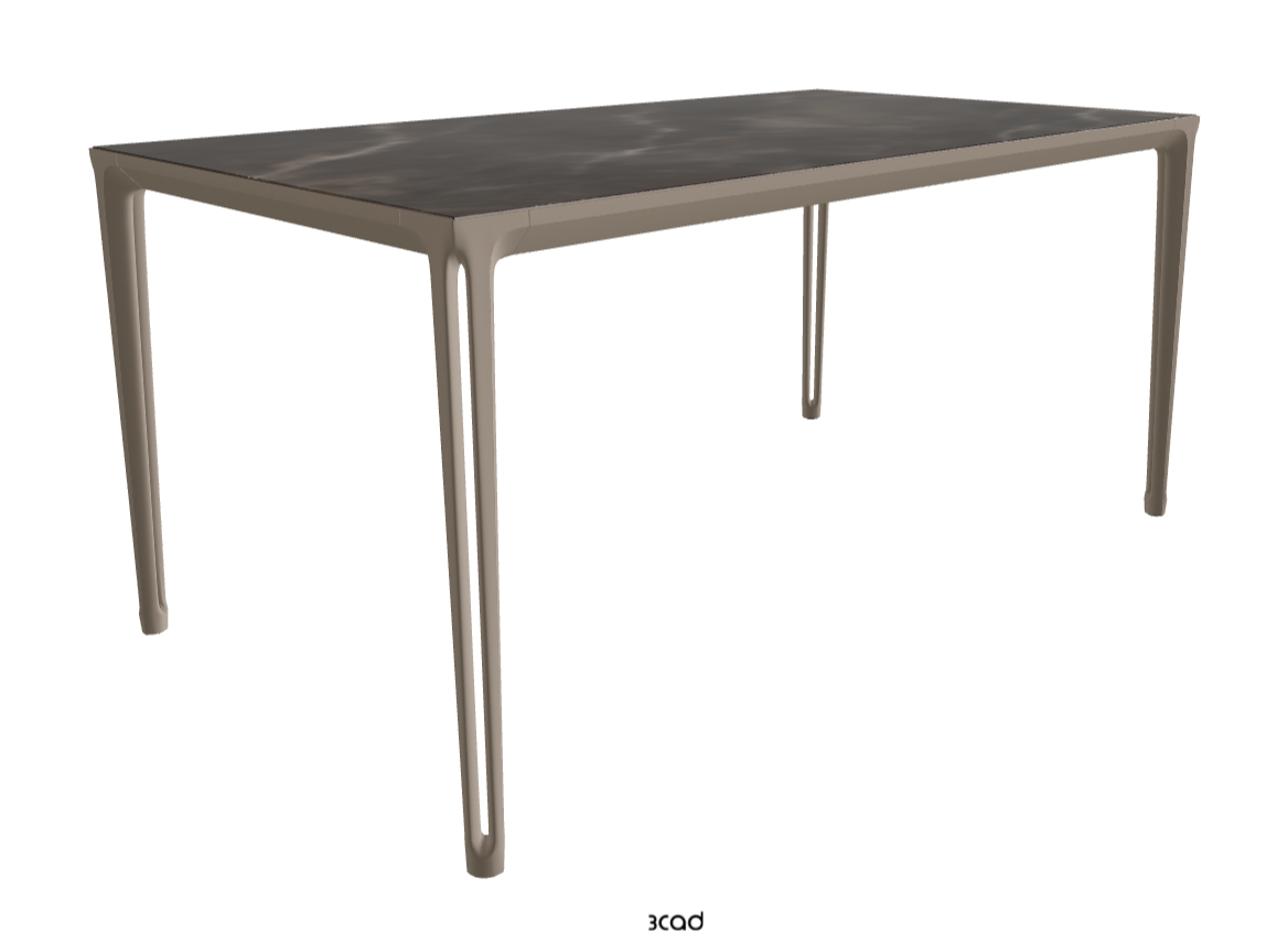 160x90x75h Rectangle Shaped_Andromeda_Titanium Embossed