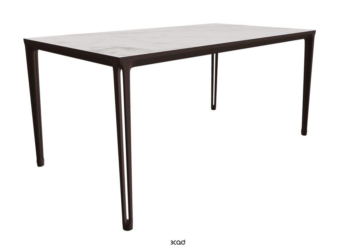 160x90x75h Rectangle Shaped_Matt Invisible_Bronze Embossed