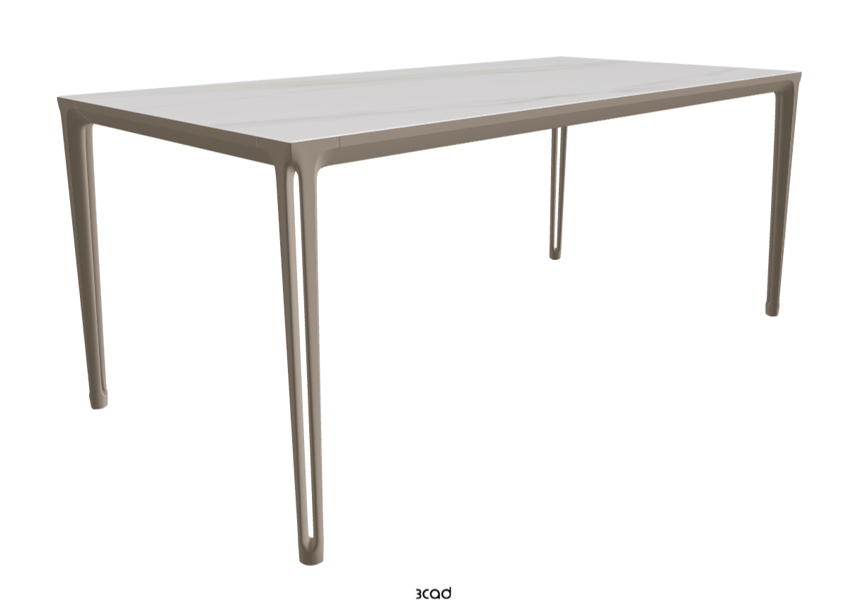 180x90x75h Rectangle Shaped_Glossy Golden Calacatta_Titanium Embossed