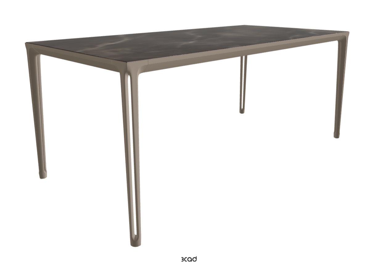 180x90x75h Rectangle Shaped_Andromeda_Titanium Embossed