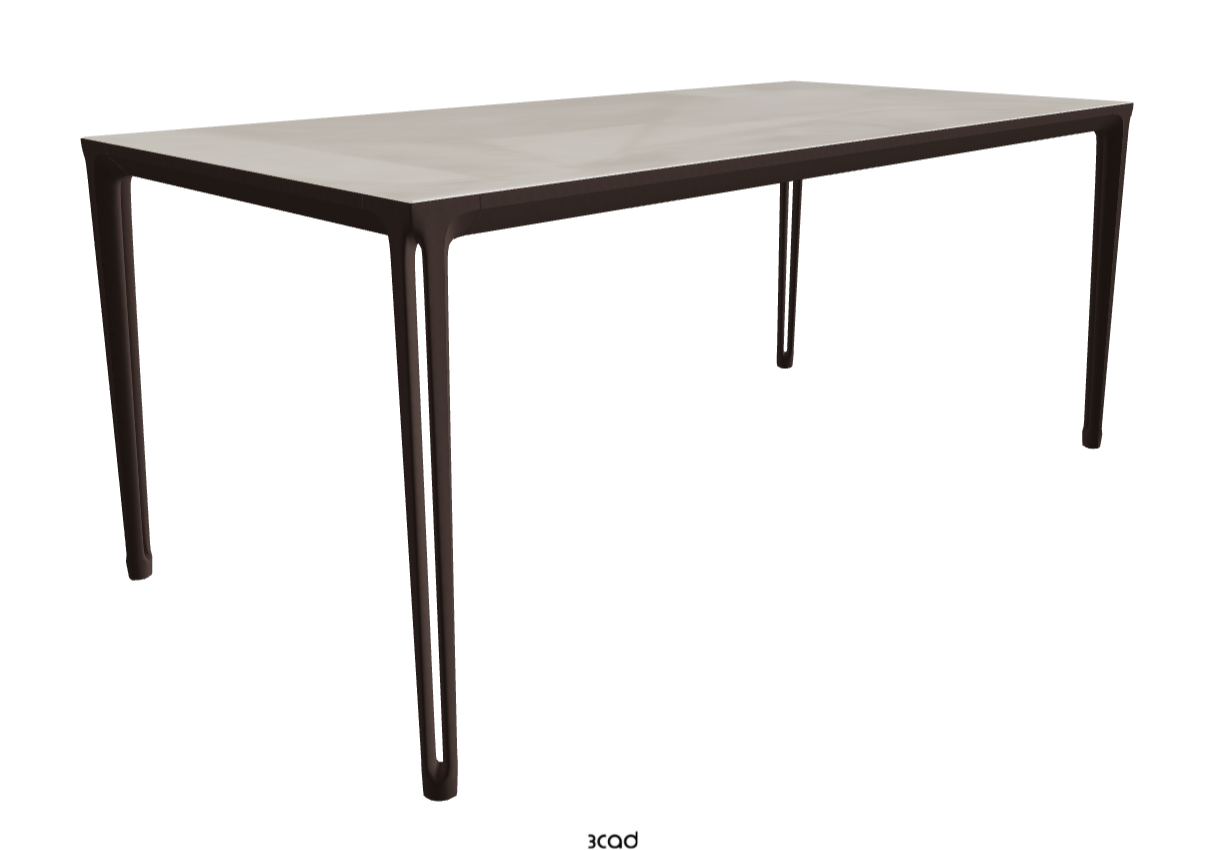 180x90x75h Rectangle Shaped_Luxor_Bronze Embossed