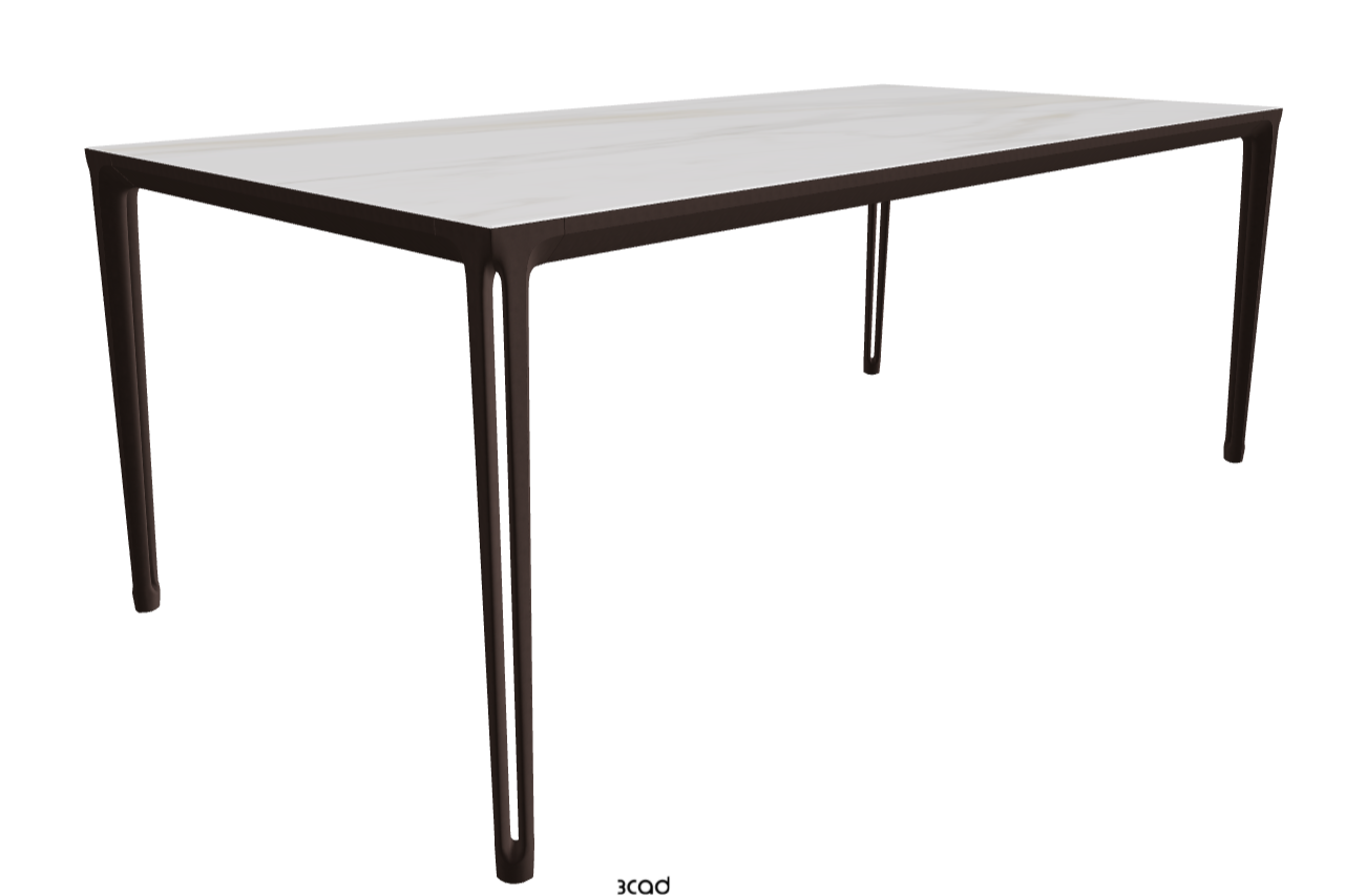 200x100x75h Rectangle Shaped_Matt Golden Calacatta_Bronze Embossed