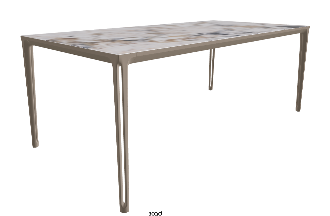 200x100x75h Rectangle Shaped_Makalu_Titanium Embossed