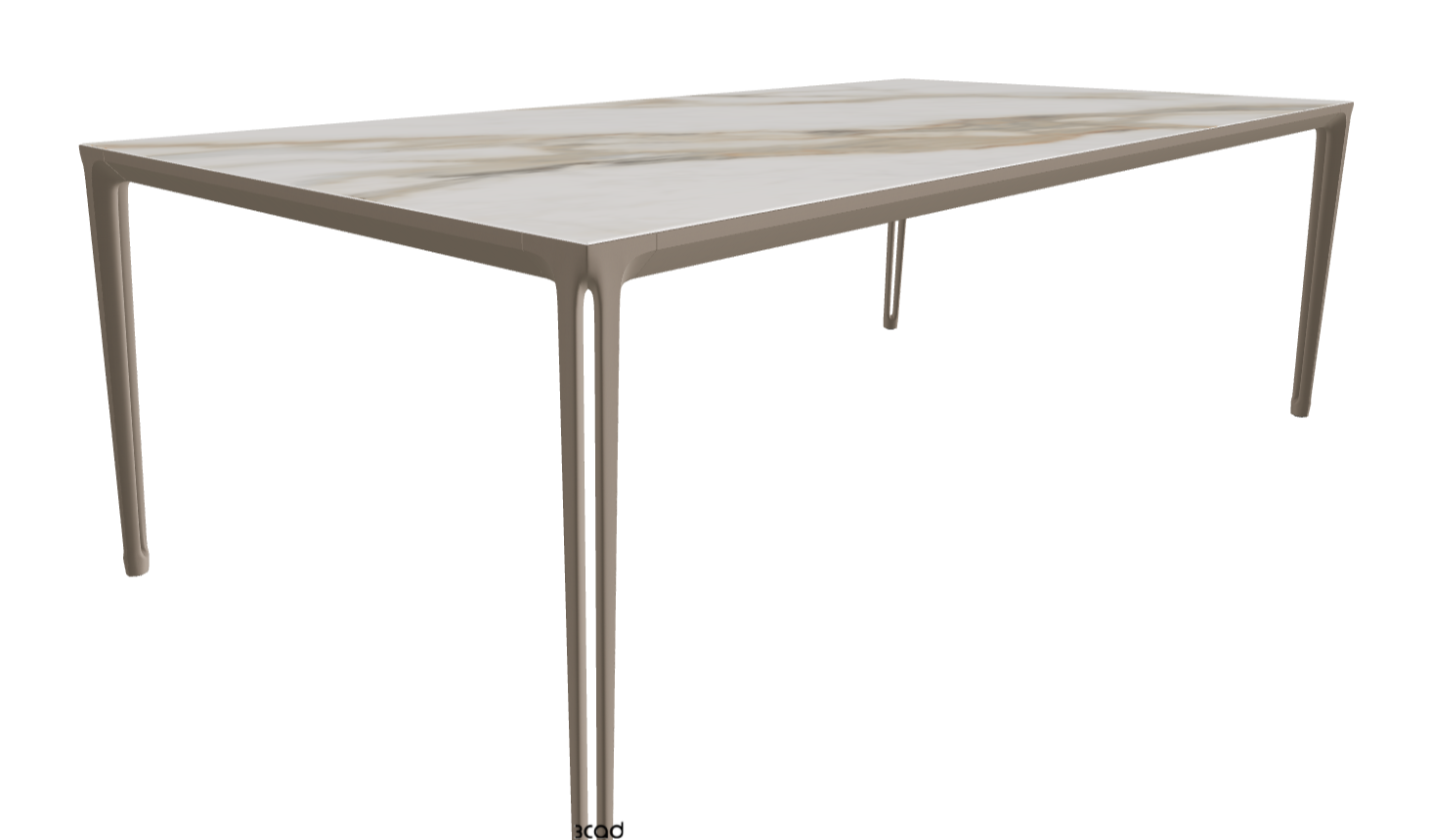 240x120x75h Rectangle Shaped_Glossy Borghini Calacatta_Titanium Embossed
