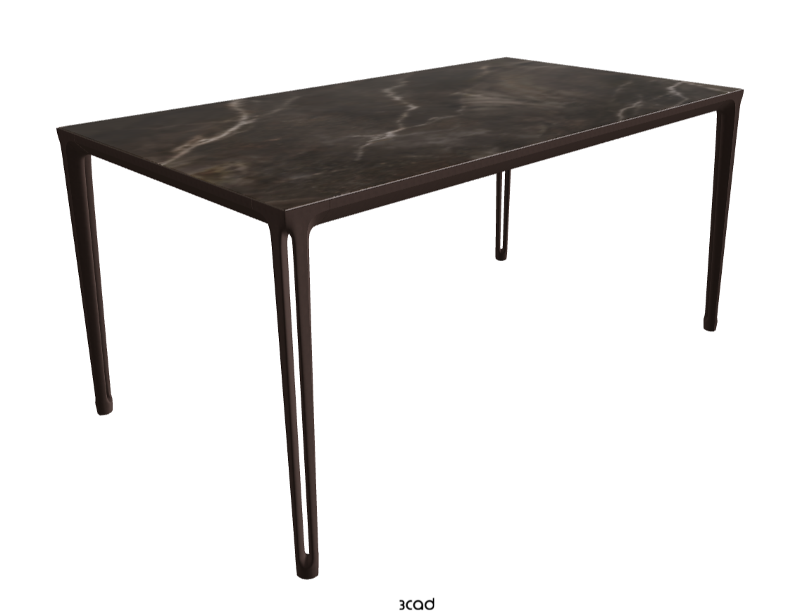 160-220x90x75h Extendible Rectangle Shaped_Andromeda_Bronze Embossed_Closed