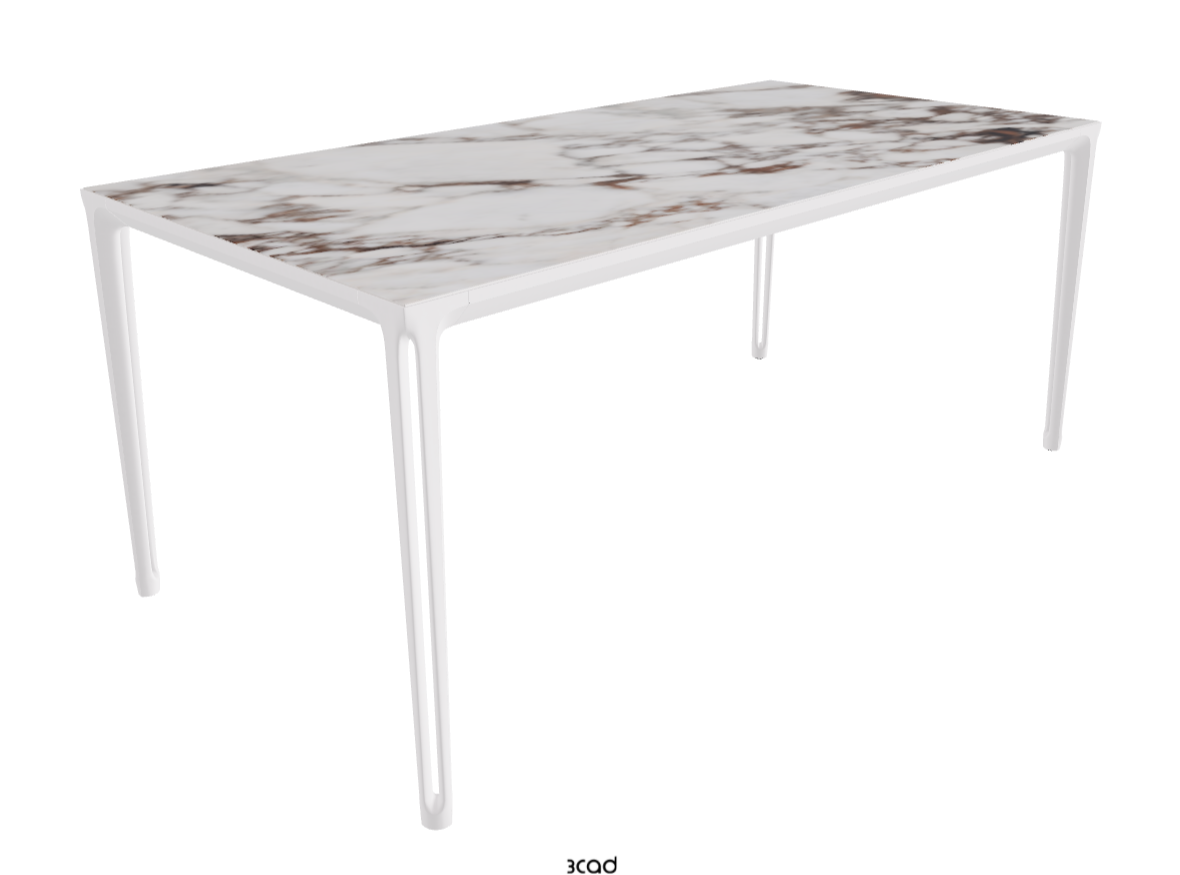 180-240x90x75h Extendible Rectangle Shaped_Breccia_Pearl Embossed_Closed