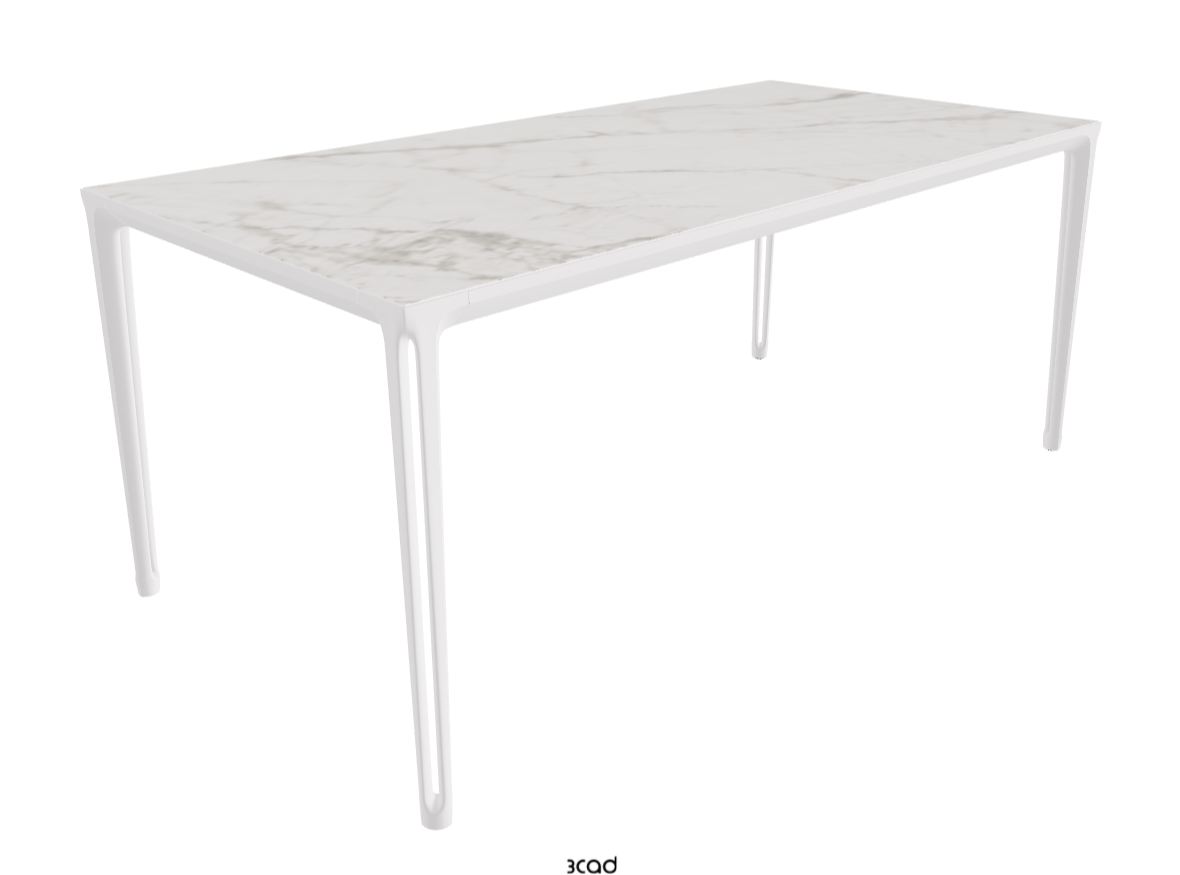 180-240x90x75h Extendible Rectangle Shaped_Matt Invisible_Pearl Embossed_Closed