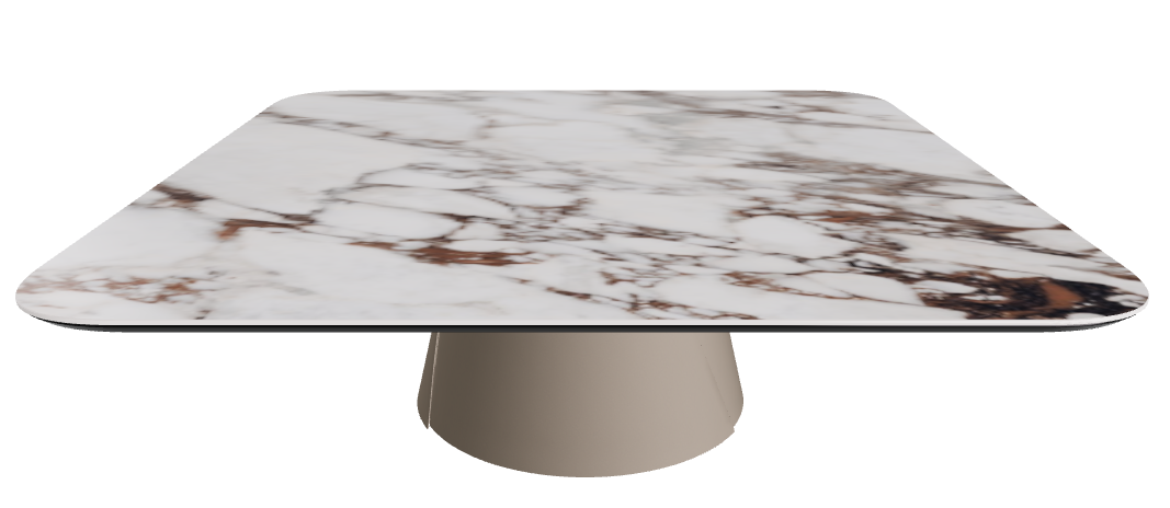 Cattelan Italia ALBERT Keramik S Coffee Table ◻118x118x38h