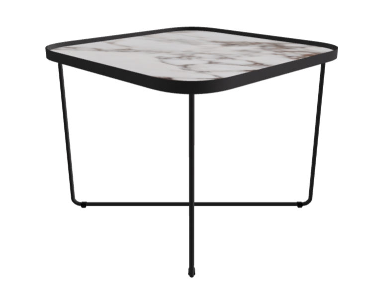 Cattelan Italia Benny Keramik Coffee Table ◻60x60x48h
