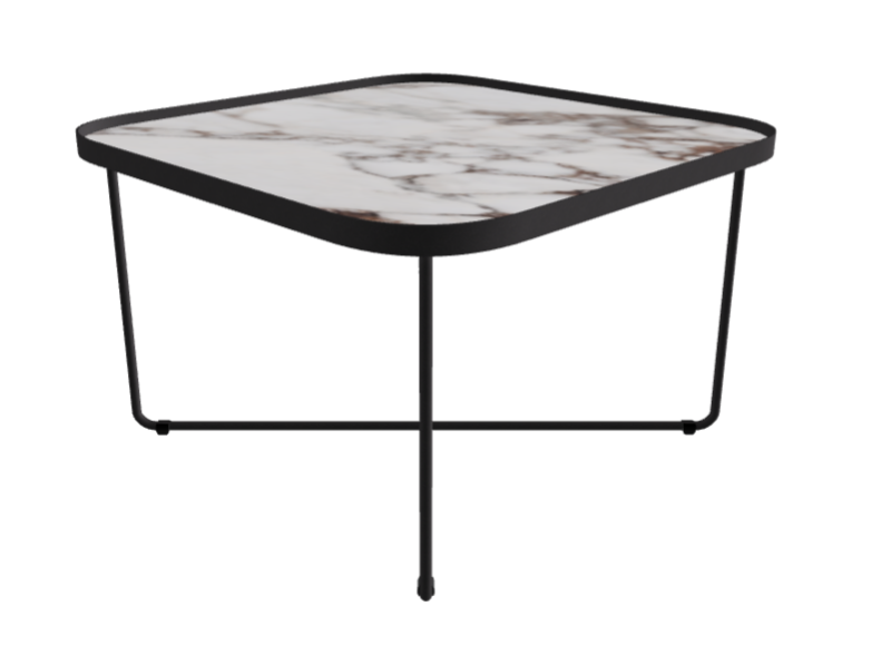 Cattelan Italia Benny Keramik Coffee Table ◻60x60x38h