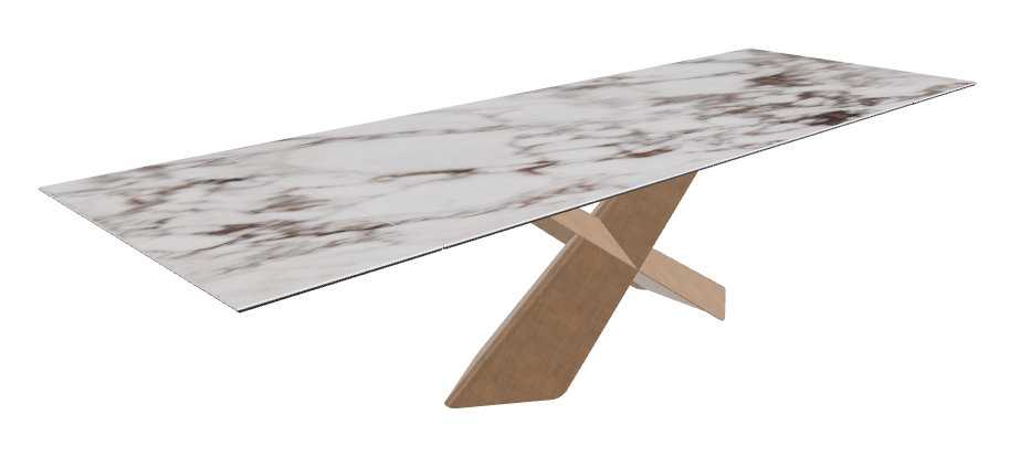 Cattelan Italia Tyron Keramik Drive Rectangular Extendible Dining Table – 200→294x106x74h