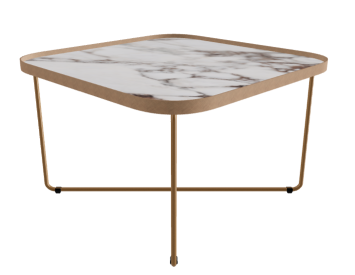Cattelan Italia Benny Keramik Coffee Table ◻60x60x38h