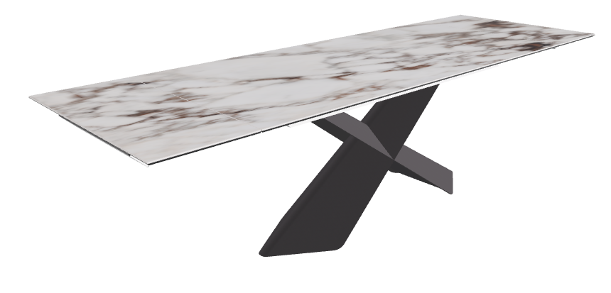 Cattelan Italia Tyron Keramik Drive Rectangular Extendible Dining Table – 182→258x90x74h