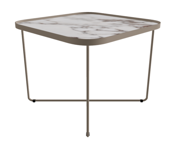 Cattelan Italia Benny Keramik Coffee Table ◻60x60x48h