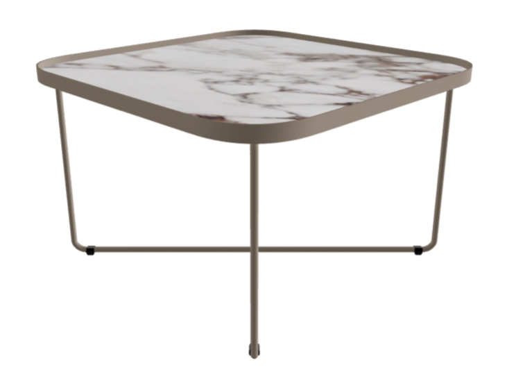 Cattelan Italia Benny Keramik Coffee Table ◻60x60x38h