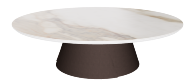 Cattelan Italia ALBERT Keramik Coffee Table Ø100x28h