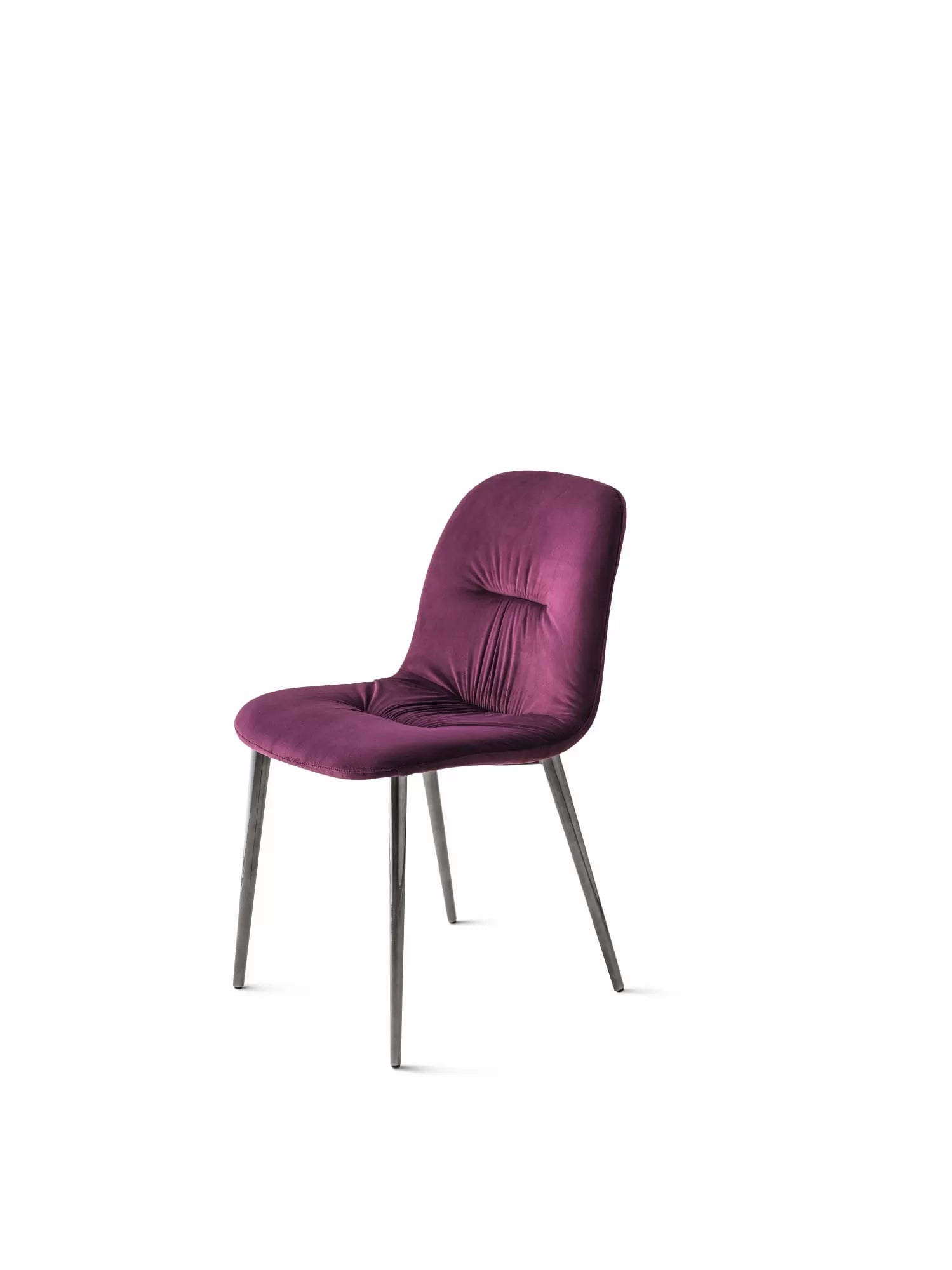 Chantal Chair With Conical Section Metal Frame