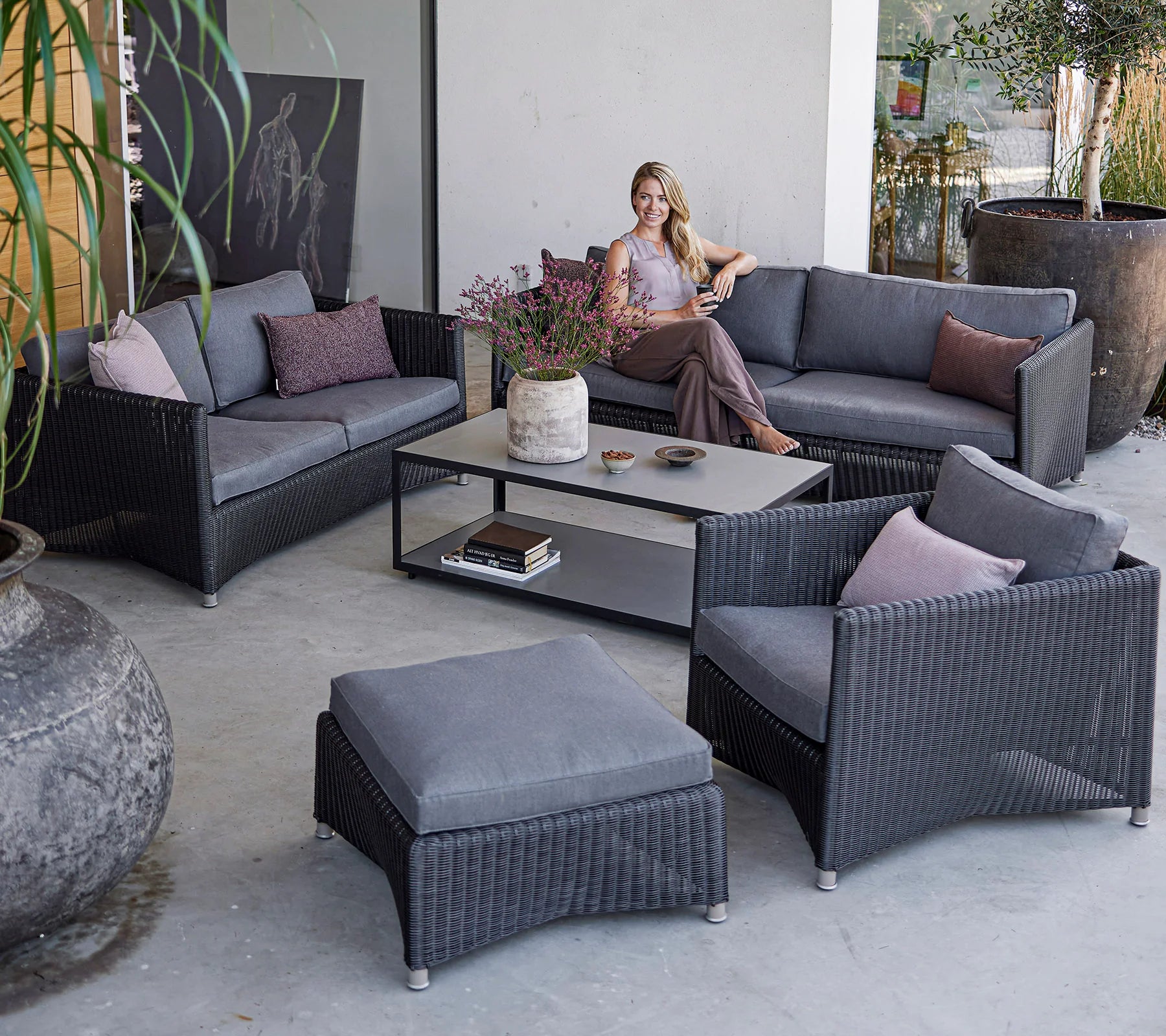 Cane-line Diamond 3-Seater Sofa