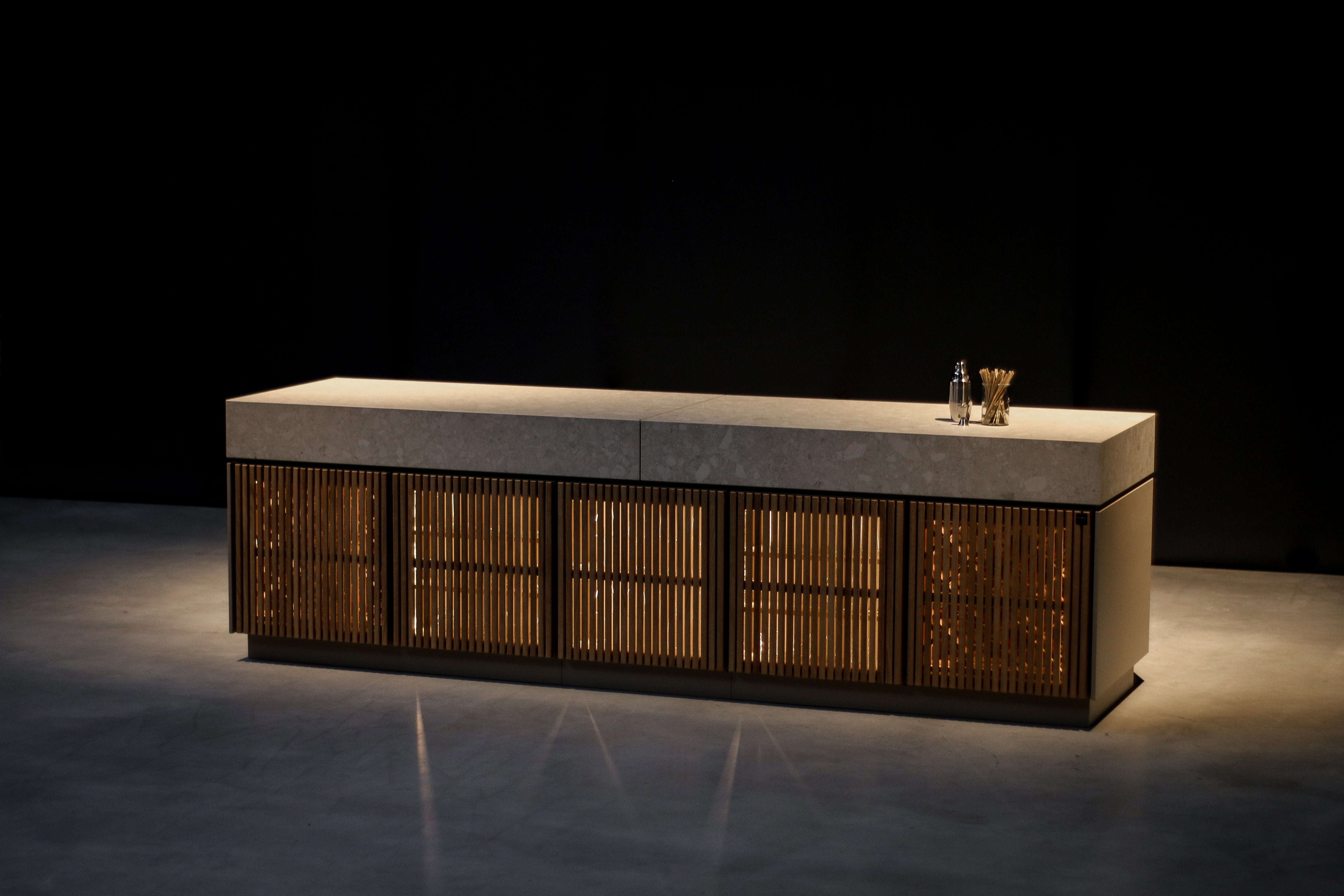 CUBIC Floating Bar Design