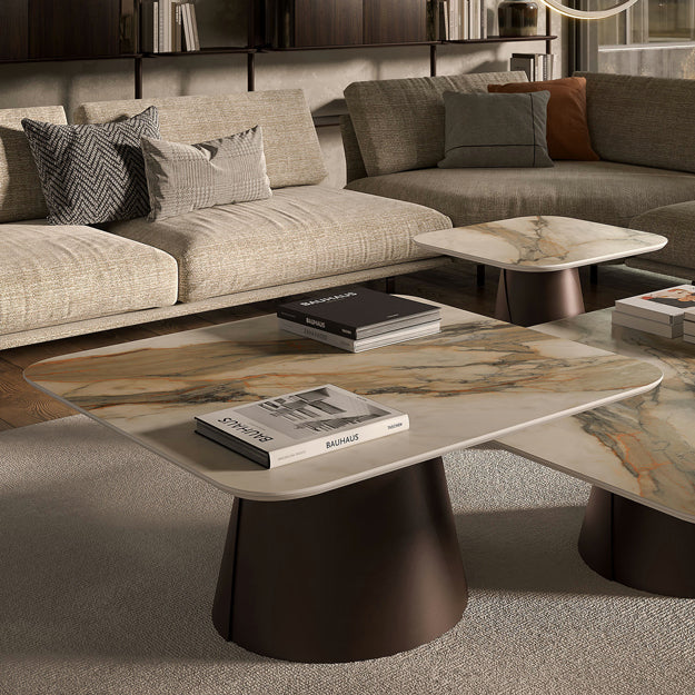 Cattelan Italia ALBERT Keramik S Coffee Table ◻118x118x48h
