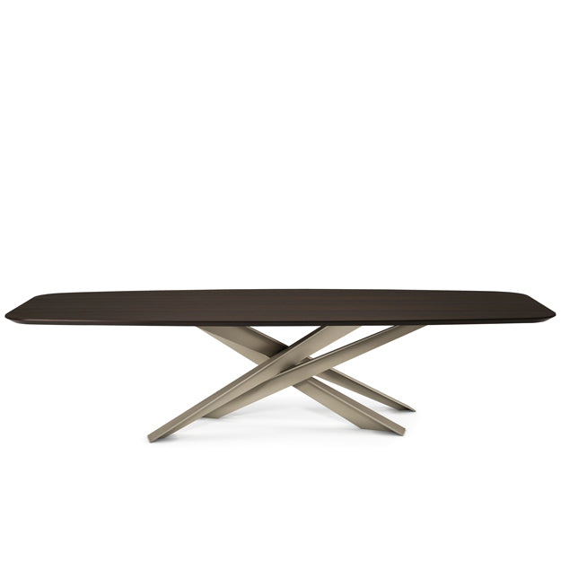 Cattelan Italia Lancer Wood Barrel-Shaped Dining Table