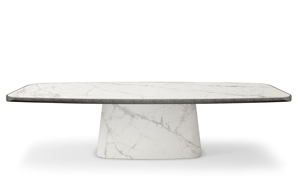 Cattelan Italia Napoleon Keramik Premium Barrel-Shaped Dining Table