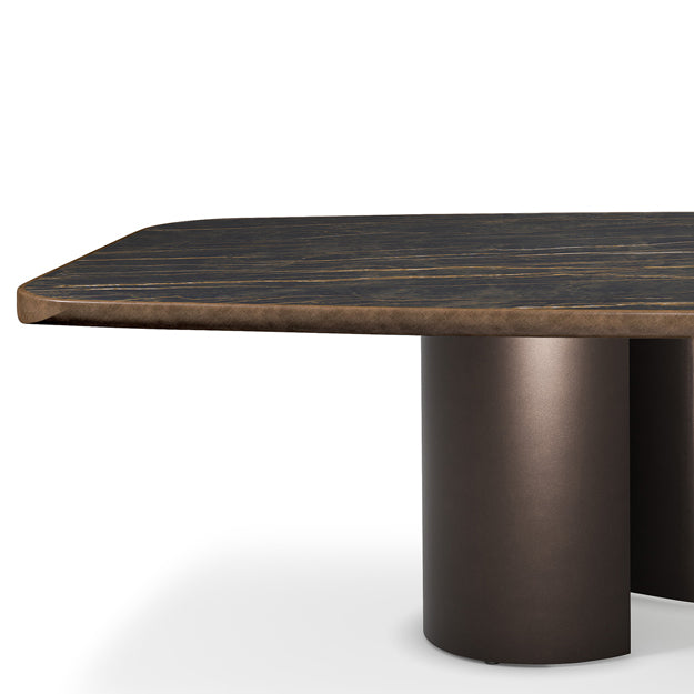 Cattelan Italia Papel Keramik Premium Barrel-Shaped Dining Table