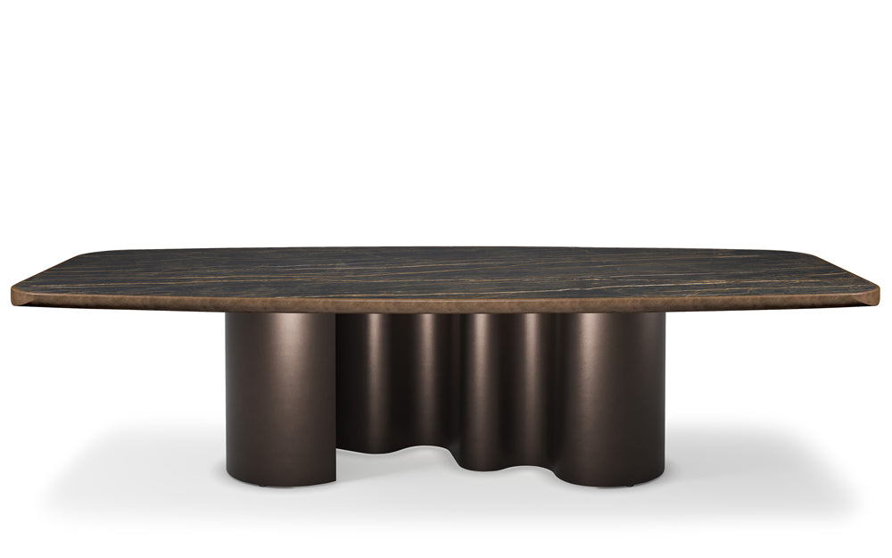 Cattelan Italia Papel Keramik Premium Barrel-Shaped Dining Table